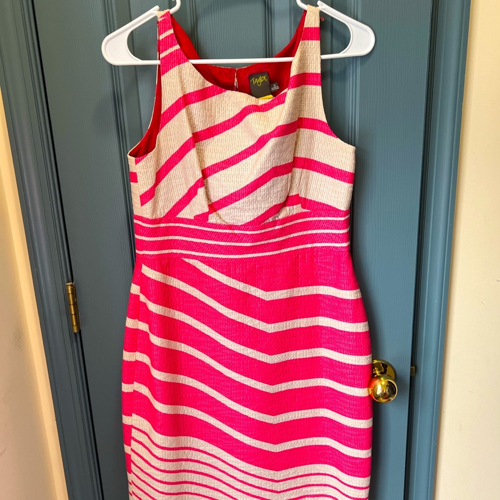 Size 6 Taylor sleeveless dress. Perfect for summer events. Like new.
